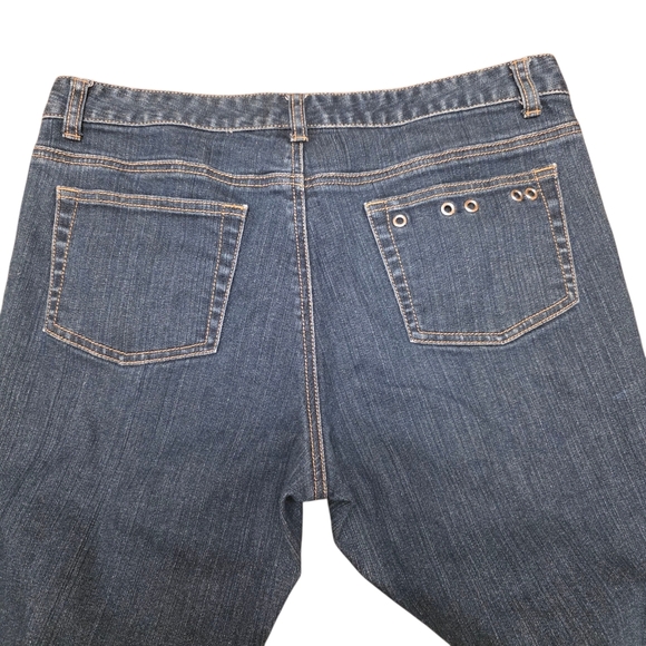 Michael Kors Flare Jeans Loose Size 10 TALL - Picture 4 of 11